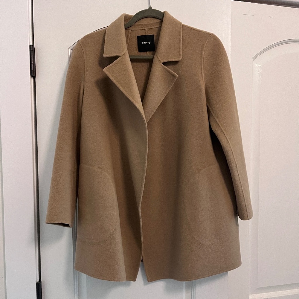 Theory Clairene Jacket in Double-Face Wool-Cashmere